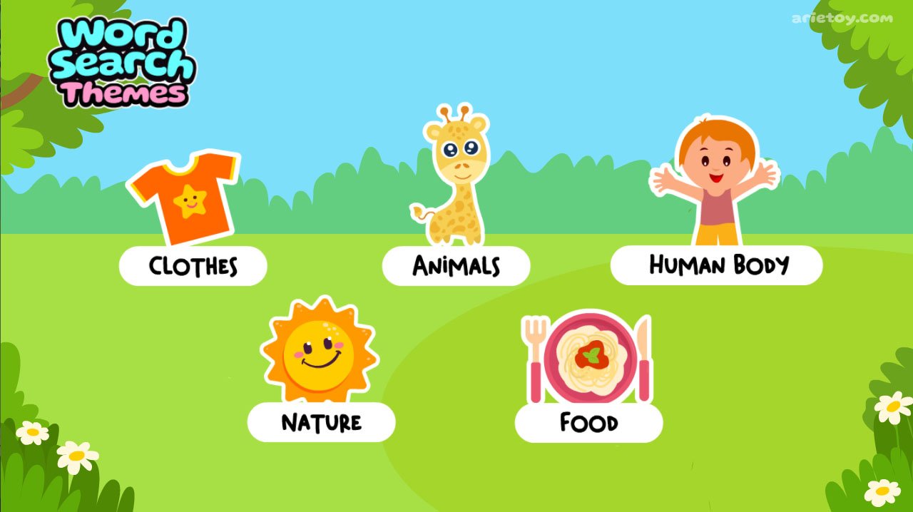 Screenshot Word Search - Themes 02