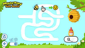 MazeToy Bee Buzz - Organic Digital Maze